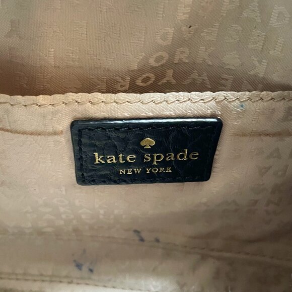 Kate Spade Black Looloo Perri Lane Bubbles Leather Crossbody Purse Bag - Picture 9 of 11